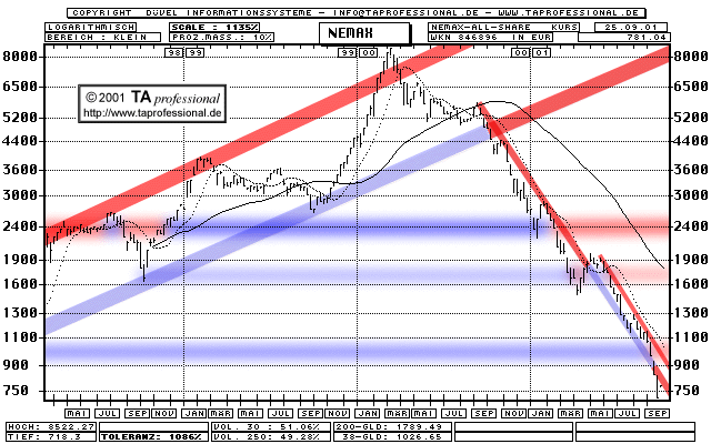 Chart: NEMAX All-Share Index - langfristig